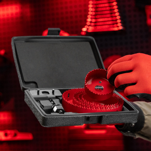 Набор кольцевых пил по дереву, 64-127 мм, 8 предметов Matrix купить в Москве с доставкой по всей России | ProtosMarket.ru