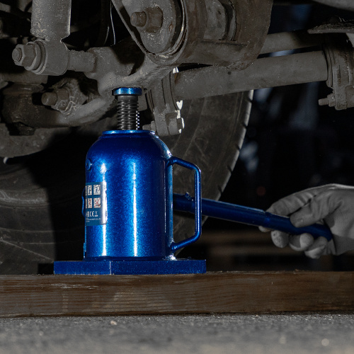 Домкрат гидравлический бутылочный телескопический, 8 т, H подъема 170-430 мм Stels по ценам производителя в Санкт-Петербурге с доставкой по всей России