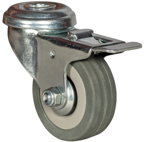 Колесо аппаратное с тормозом под болт М12 120 мм - SChgb 55 по ценам производителя в Санкт-Петербурге с доставкой по всей России