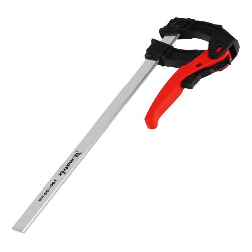 Струбцина реечная быстрозажимная, пластиковый корпус рычажно-храповой механизм, 300 х 90 х 390 мм, штанга 5 х 20 мм Matrix купить в Москве с доставкой по всей России | ProtosMarket.ru