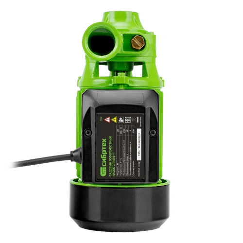 Садовый поверхностный насос СПН450-Ч, 450 Вт, напор 40 м, 2100 л/ч, чугун Сибртех по ценам производителя в Санкт-Петербурге с доставкой по всей России