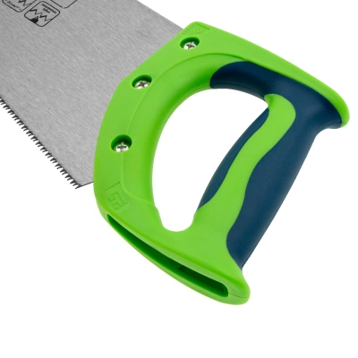 Ножовка по дереву "Зубец", 450 мм, 11 TPI, зуб 2D, каленый зуб, 2-х компонентная рукоятка Сибртех купить в Москве с доставкой по всей России | ProtosMarket.ru