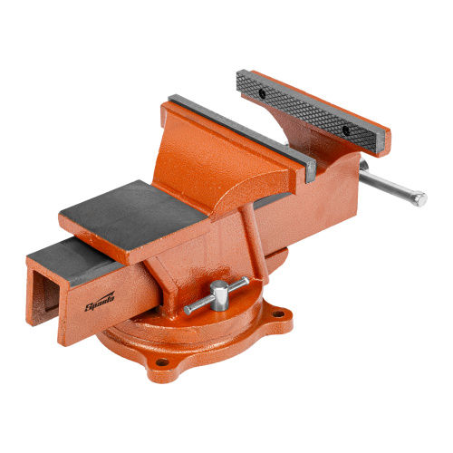 Тиски слесарные, 200 мм, поворотные, с наковальней Sparta купить в Москве с доставкой по всей России | ProtosMarket.ru