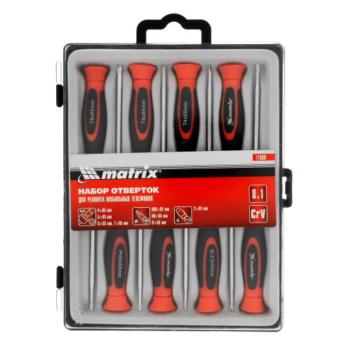 Набор отверток для точных работ с мобильными телефонами, 8 шт, Crv Matrix купить в Москве с доставкой по всей России | ProtosMarket.ru