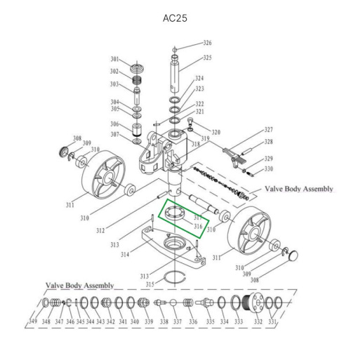 Опорный подшипник гидроузла для гидравлических тележек AC25 по ценам производителя в Санкт-Петербурге с доставкой по всей России