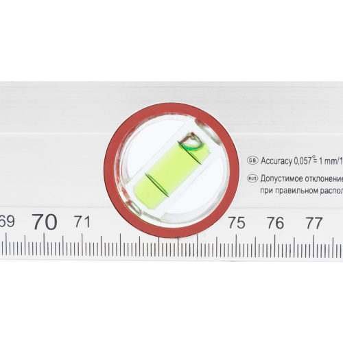Уровень алюминиевый, 800 мм, 3 глазка, линейка Sparta по ценам производителя в Санкт-Петербурге с доставкой по всей России