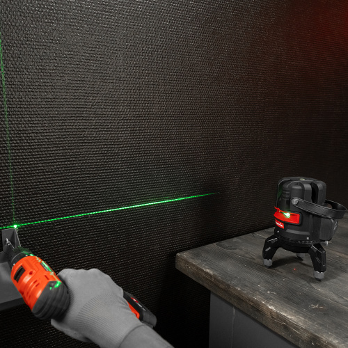 Лазерный уровень ML 06 Green, 30 м, 520 нм, аккумулятор Li 2800 мАч, резьба 5/8" Matrix купить в Москве с доставкой по всей России | ProtosMarket.ru