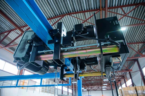 Таль передвижная двухскоростная с уменьшенной строительной высотой  3,2т  6м 4/1 380В электрическая канатная TOR SHA8 2D по ценам производителя в Санкт-Петербурге с доставкой по всей России