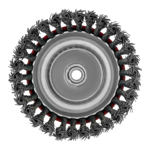 Щетка для УШМ, 150 мм, М14, "чашка", крученая проволока 0.8 мм Matrix купить в Москве с доставкой по всей России | ProtosMarket.ru