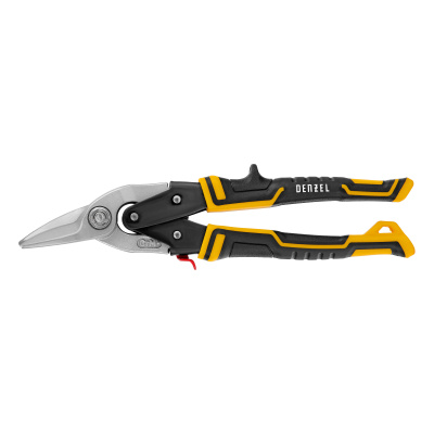 Ножницы по металлу, 270 мм, прямой и левый рез, сталь-СrMo, трехкомпонентные рукоятки Denzel купить в Москве с доставкой по всей России | ProtosMarket.ru