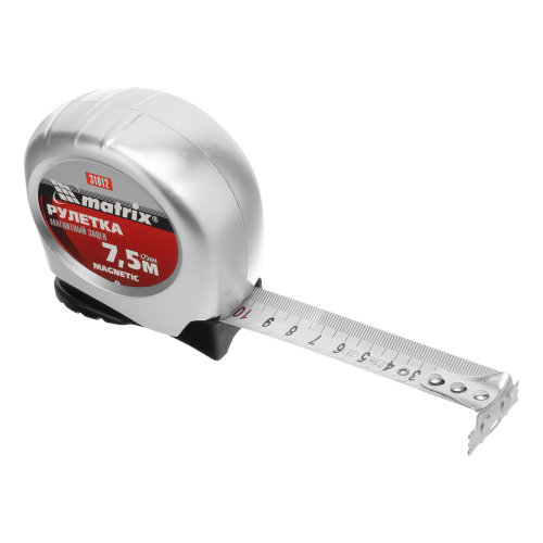 Рулетка Magnetic,7,5 м х 25 мм,магнитный зацеп Matrix по ценам производителя в Санкт-Петербурге с доставкой по всей России