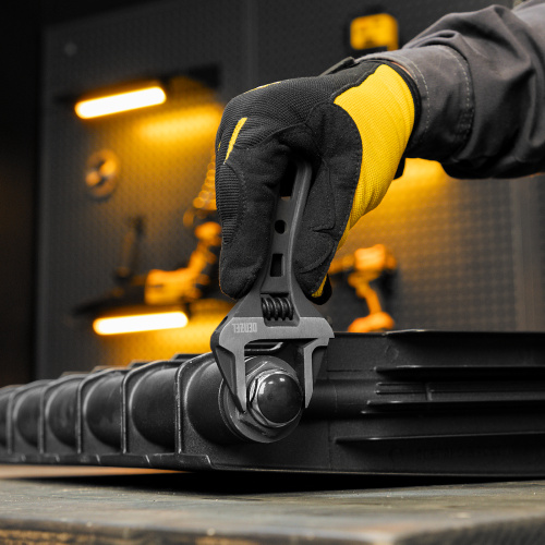 Ключ разводной 135 мм, CrV, кованый, укороченная рукоятка Denzel купить в Москве с доставкой по всей России | ProtosMarket.ru