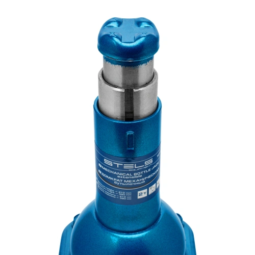 Домкрат механический бутылочный, 2 т, h подъема 180-395 мм, 2 части (домкрат, ручка) Stels по ценам производителя в Санкт-Петербурге с доставкой по всей России