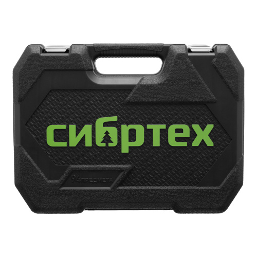 Набор инструментов, 1/2", 1/4", пластиковый кейс, 94 предмета// Сибртех по ценам производителя в Санкт-Петербурге с доставкой по всей России