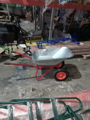 Тачка строительная 100 л 250 кг 422ZP двухколесная с пневмоколесом по ценам производителя в Санкт-Петербурге с доставкой по всей России