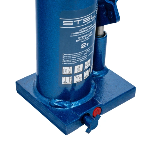 Домкрат гидравлический бутылочный телескопический, 2 т, H подъема 170-380 мм Stels по ценам производителя в Санкт-Петербурге с доставкой по всей России