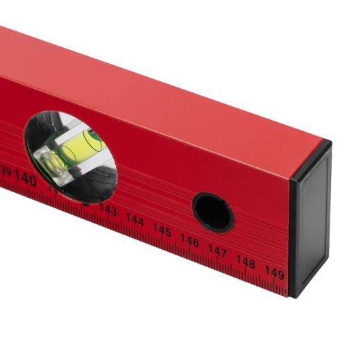 Уровень алюминиевый, 1500 мм, 3 глазка, красный, линейка Matrix по ценам производителя в Санкт-Петербурге с доставкой по всей России