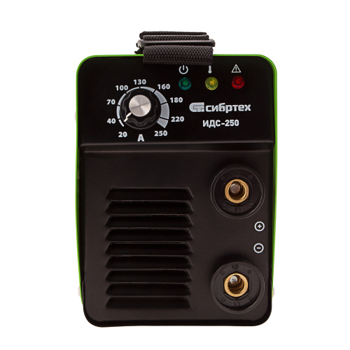 Аппарат инверторный дуговой сварки ИДС-250, 250 А, ПВ 80%, диаметр электрода 1.6-5 мм Сибртех по ценам производителя в Санкт-Петербурге с доставкой по всей России