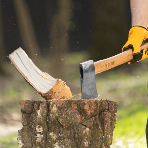 Топор кованый, 1130 г, американский тип, буковая рукоятка, 430мм, EFP Denzel по ценам производителя в Санкт-Петербурге с доставкой по всей России