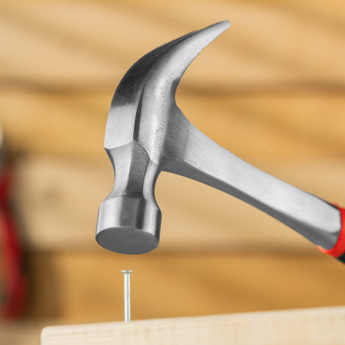 Молоток-гвоздодер, 450 г, цельнометаллический, двухкомпонентная рукоятка Matrix по ценам производителя в Санкт-Петербурге с доставкой по всей России