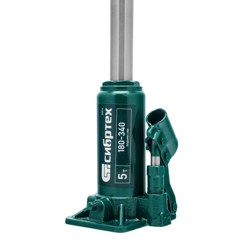 Домкрат гидравлический бутылочный, 5 т, 180-340 мм, в пласт. кейсе Сибртех по ценам производителя в Санкт-Петербурге с доставкой по всей России