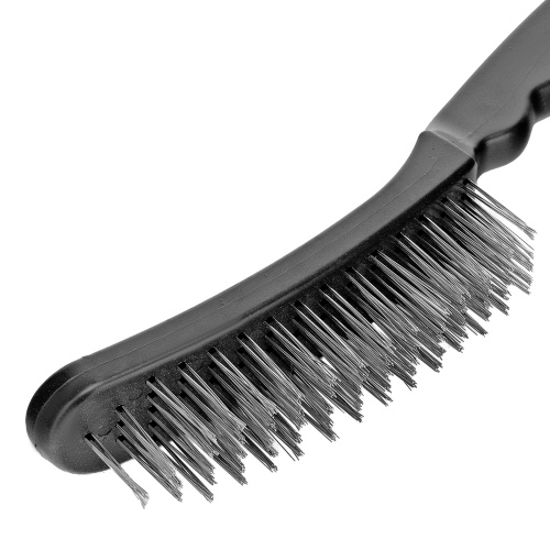 Щетка пятирядная металлическая с пластмассовой ручкой Sparta по ценам производителя в Санкт-Петербурге с доставкой по всей России