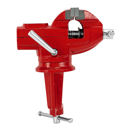 Тиски слесарные, 50 мм, настольные, поворотные, c наковальней MTX по ценам производителя в Санкт-Петербурге с доставкой по всей России