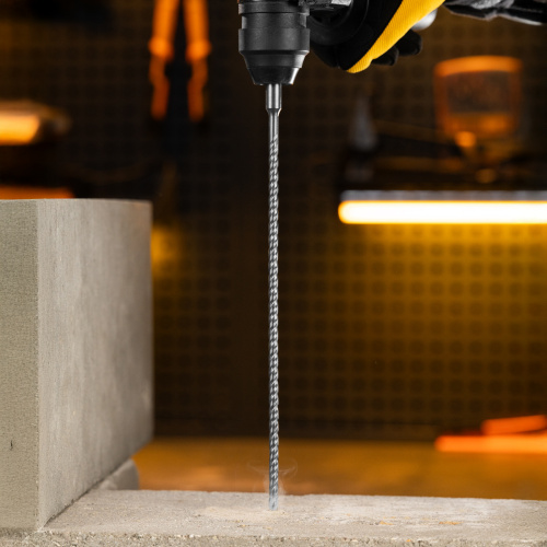 Бур по бетону, цельная крестовая пластина, 6x315 мм, SDS PLUS Denzel по ценам производителя в Санкт-Петербурге с доставкой по всей России