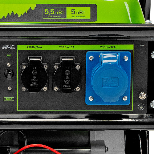 Генератор бензиновый БС-6500Э, 5.5 кВт, 230В, четырехтактный, 25 л, электростартер Сибртех по ценам производителя в Санкт-Петербурге с доставкой по всей России