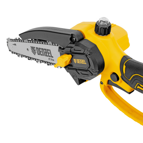 Цепная мини-пила аккумуляторная бесщет., CCS-150, шина 150 мм, Li-Ion, 20 В Denzel по ценам производителя в Санкт-Петербурге с доставкой по всей России