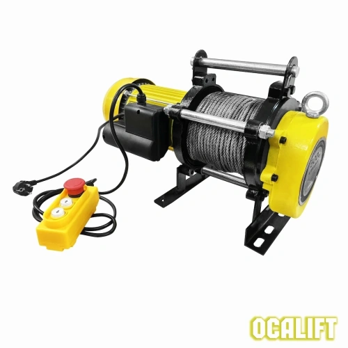 Лебедка электрическая LITELIFT KCD-500 кг 100м 220в по ценам производителя в Санкт-Петербурге с доставкой по всей России