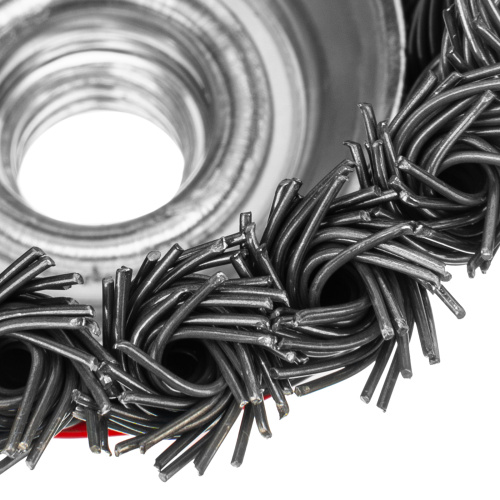 Щетка для УШМ, 75 мм, М14, "чашка", крученая проволока 0.8 мм Matrix купить в Москве с доставкой по всей России | ProtosMarket.ru