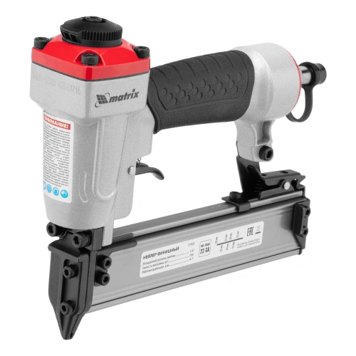 Нейлер финишный, шпилькозабивной пистолет, пневматический, гвоздь 23GA D 0.64 мм  длина 10-30 мм Matrix купить в Москве с доставкой по всей России | ProtosMarket.ru