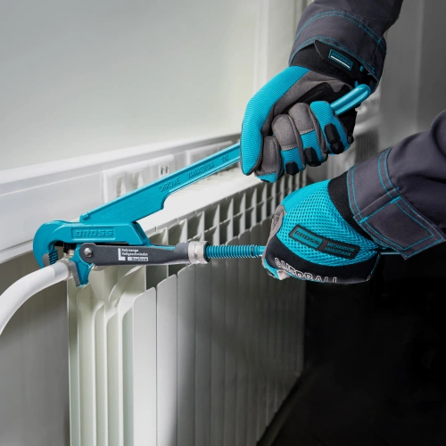 Ключ трубный рычажный 1.5, №2, цельнокованый, CrV, тип "L" Gross купить в Москве с доставкой по всей России | ProtosMarket.ru