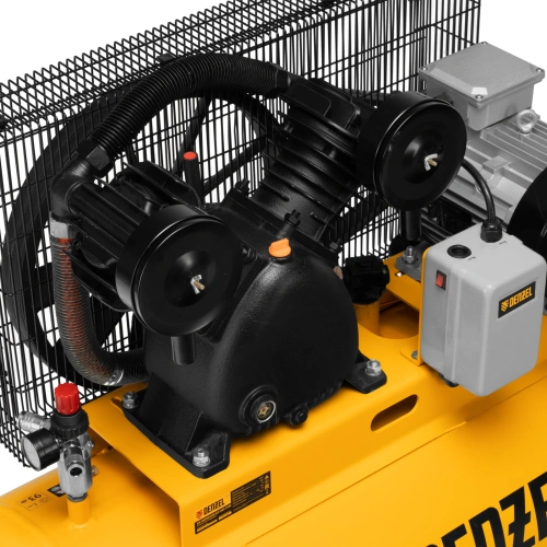 Компрессор воздушный рем. привод BCV 5500-T/200, 5,5 кВт, 200 литров, 850 л/мин Denzel по ценам производителя в Санкт-Петербурге с доставкой по всей России