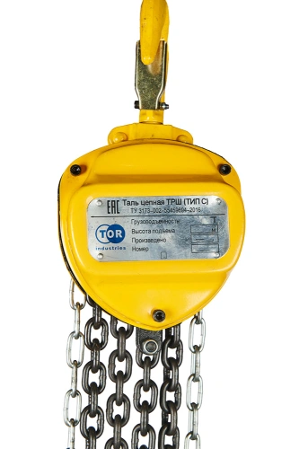 Таль ручная шестеренная TOR ТРШ C 2ТХ12М по ценам производителя в Санкт-Петербурге с доставкой по всей России