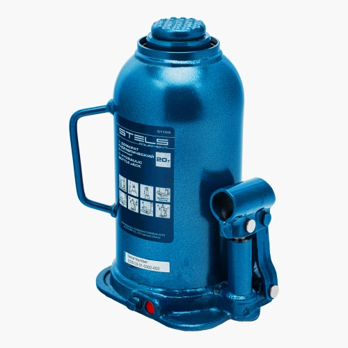 Домкрат гидравлический бутылочный, 20 т, h подъема 235-445 мм Stels по ценам производителя в Санкт-Петербурге с доставкой по всей России
