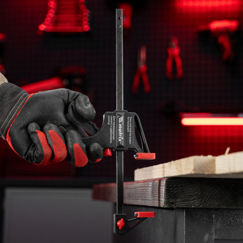 Струбцина универсальная F-образная, 200 х 315 х 45 мм, пластмассовый корпус Matrix купить в Москве с доставкой по всей России | ProtosMarket.ru