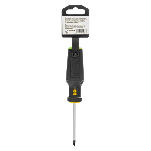 Отвертка, PZ1x75 мм, S2, 3к рукоятка Denzel по ценам производителя в Санкт-Петербурге с доставкой по всей России