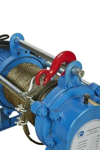 Лебедка электрическая  500 кг  70 м с канатом 220 В TOR KCD по ценам производителя в Санкт-Петербурге с доставкой по всей России