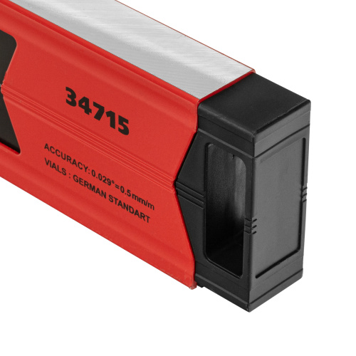 Уровень алюминиевый магнитный, 1500 мм, фрезерованный, 3 глазка (1 зеркальный) усиленный Matrix купить в Москве с доставкой по всей России | ProtosMarket.ru