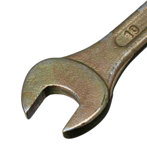 Ключ рожковый, 8 х 10 мм, желтый цинк Сибртех по ценам производителя в Санкт-Петербурге с доставкой по всей России