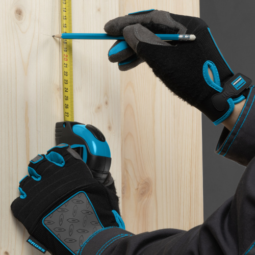 Рулетка "Schlagfest",3 м x 19 мм,магнитный обрезиненный зацеп,двусторонняя шкала,Нейлоновое покрытие,автоматическая фиксация Gross по ценам производителя в Санкт-Петербурге с доставкой по всей России