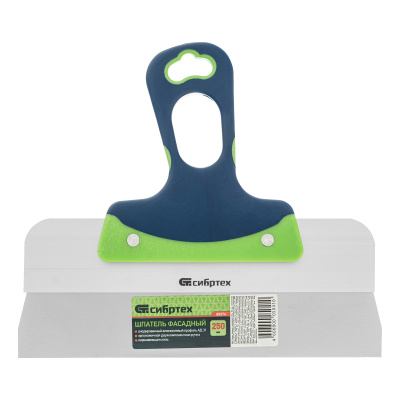 Шпатель фасадный, нержавеющая сталь, 250 мм,  двухкомпонентная ручка Сибртех купить в Москве с доставкой по всей России | ProtosMarket.ru