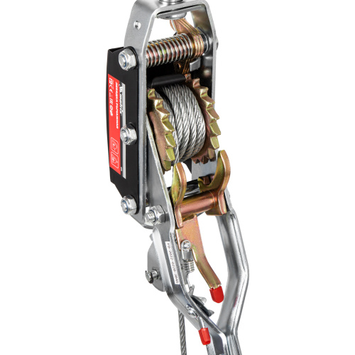 Лебедка рычажная, тяга 4 т, подъем 1.6 т, двойное храповое колесо Matrix по ценам производителя в Санкт-Петербурге с доставкой по всей России