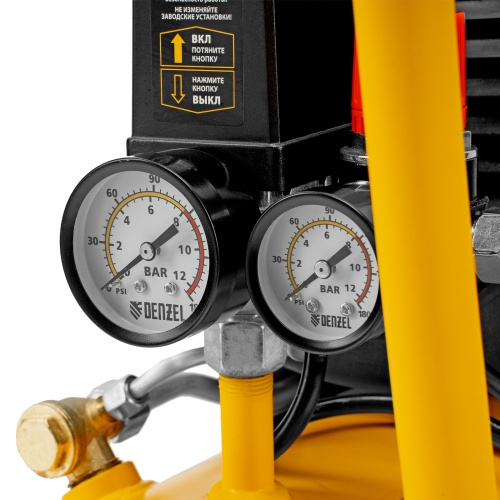 Компрессор воздушный DLC1300/24 безмасляный 1.3 кВт, 24 литра, 206 л/мин Denzel купить в Москве с доставкой по всей России | ProtosMarket.ru