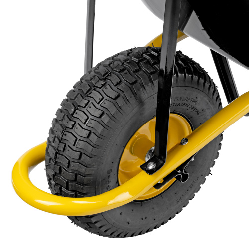 Тачка строительная, усиленная, объем 130 л, 230 кг, колесо 15х6.00-6 Denzel по ценам производителя в Санкт-Петербурге с доставкой по всей России