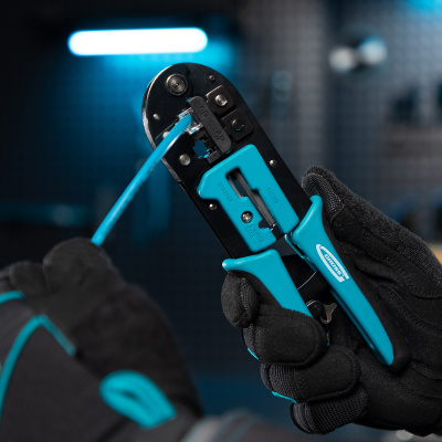 Клещи для обжима телефонных и компьютерных клемм RJ-45, 6P, 8P и RJ-11/12, 6P, 8P Gross купить в Москве с доставкой по всей России | ProtosMarket.ru