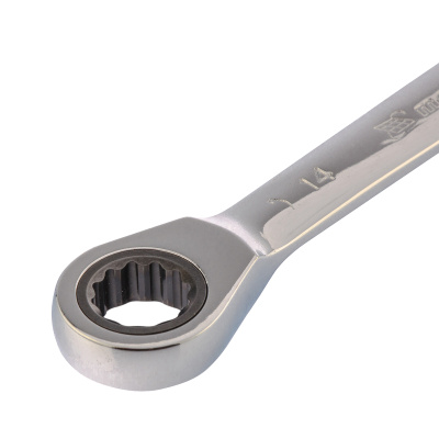 Ключ накидной трещоточный, 14 x 17 мм, CrV, зеркальный хром Matrix по ценам производителя в Санкт-Петербурге с доставкой по всей России