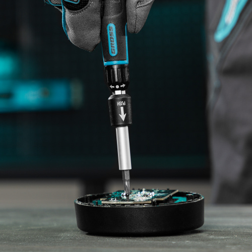 Отвертка с набором бит и торцевых головок для точных работ, гибкий привод, 48 шт, CrMo Gross купить в Москве с доставкой по всей России | ProtosMarket.ru